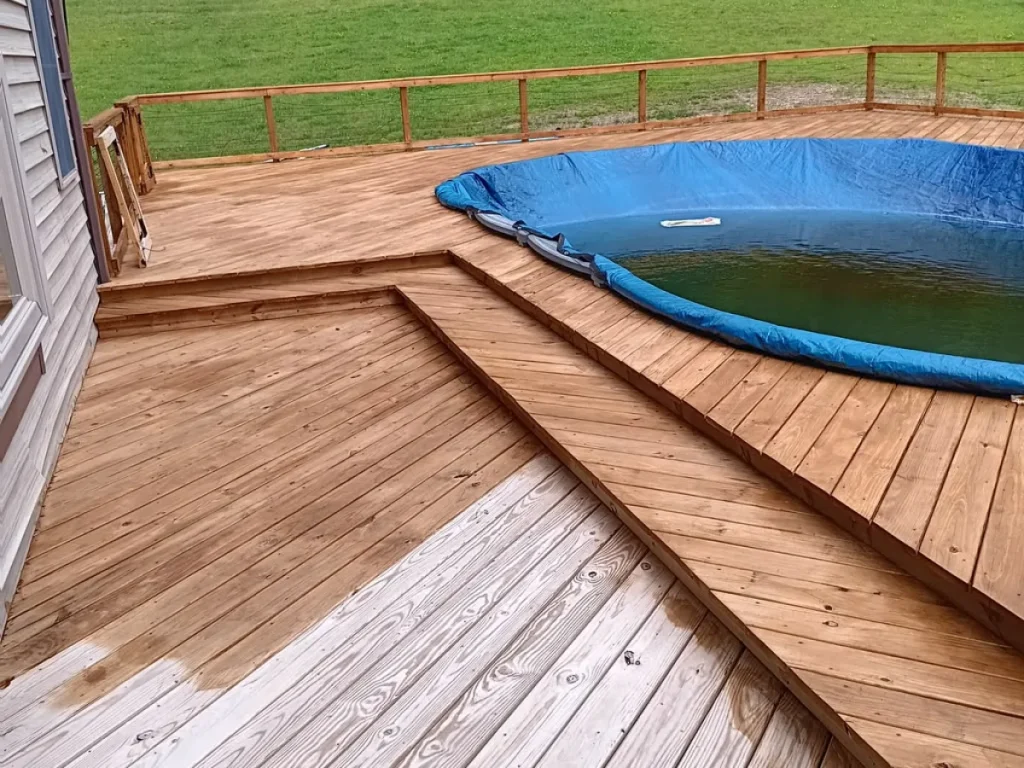 Composite deck build