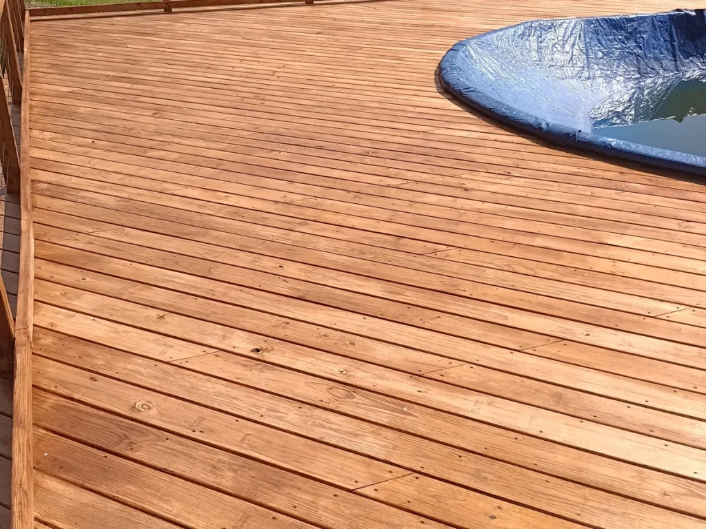 Composite deck build