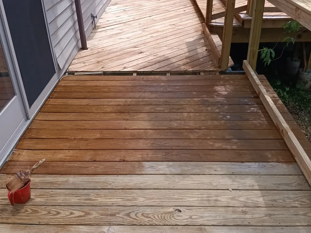 Composite deck build
