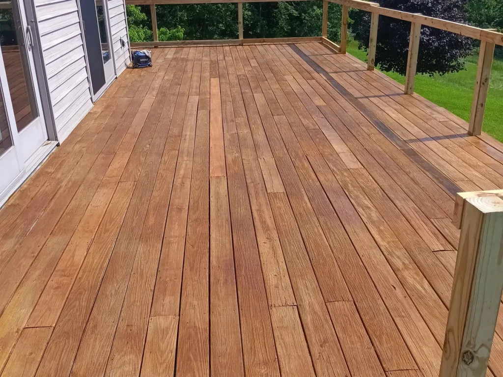 Composite deck build